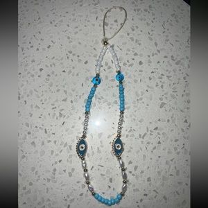 Evil Eye Beaded Phone Charm